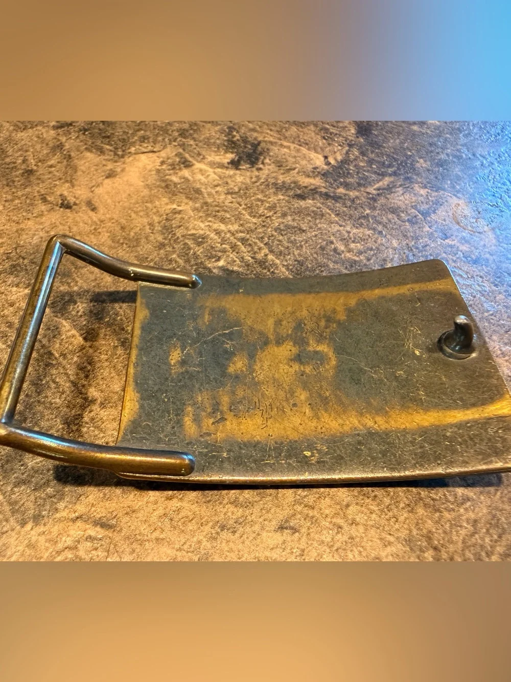 Levi Strauss & Co. Brass Belt Buckle - Gold Tone
